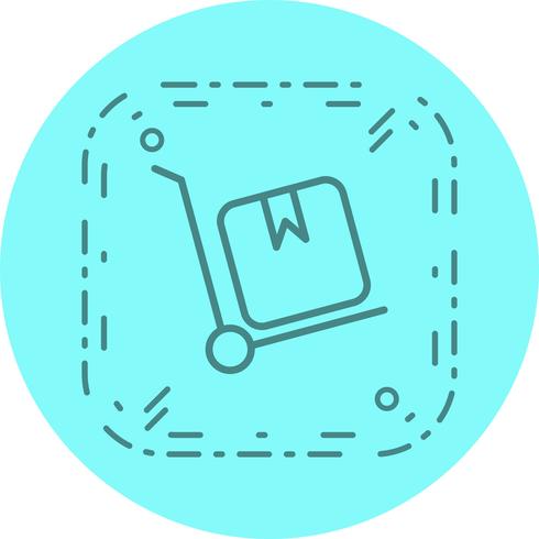 Trolley-Icon-Design vektor