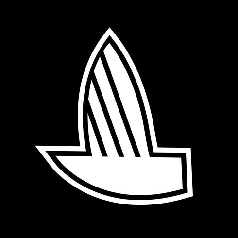 Yacht-Icon-Design vektor