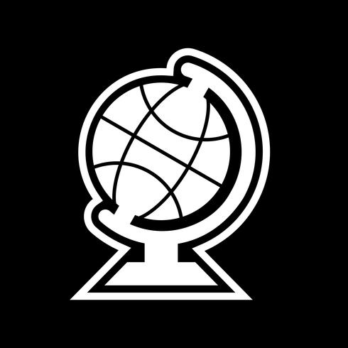 Globe icon design vektor