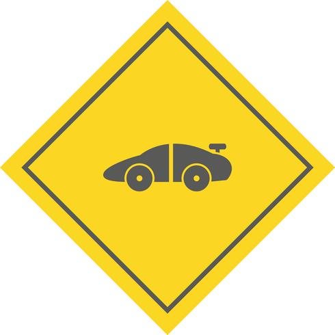 Sportwagen-Icon-Design vektor