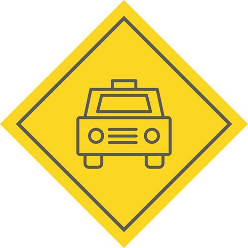 Taxi-Icon-Design vektor