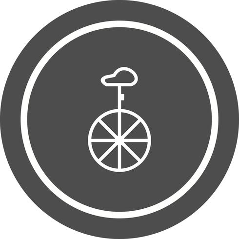 Einrad Icon Design vektor