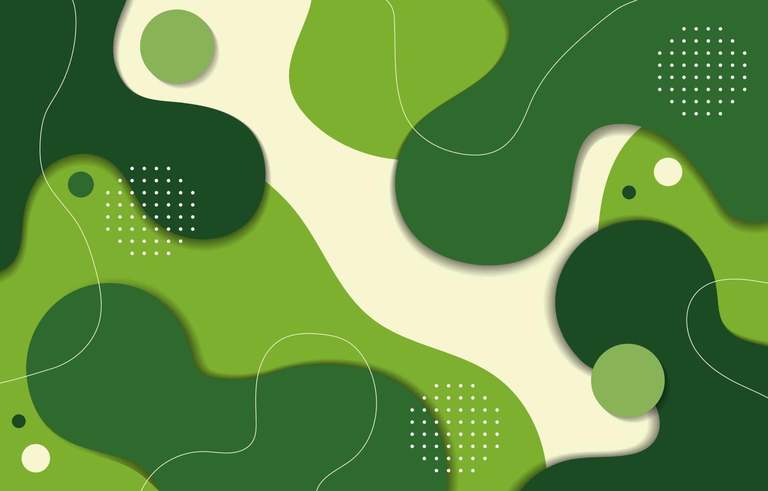dynamisches modernes grünes Hintergrunddesignkonzept vektor