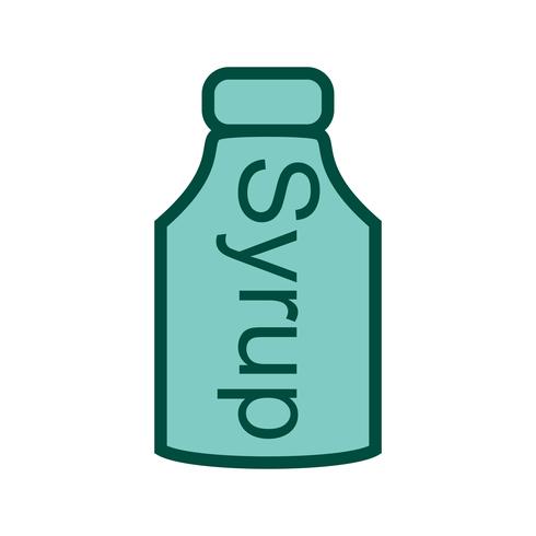 Sirup-Icon-Design vektor