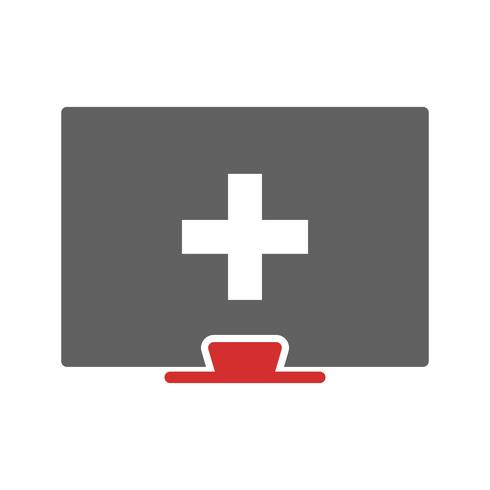 Online Medical Help Icon Design vektor