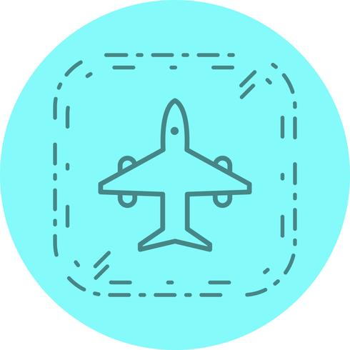 Flugzeug-Icon-Design vektor