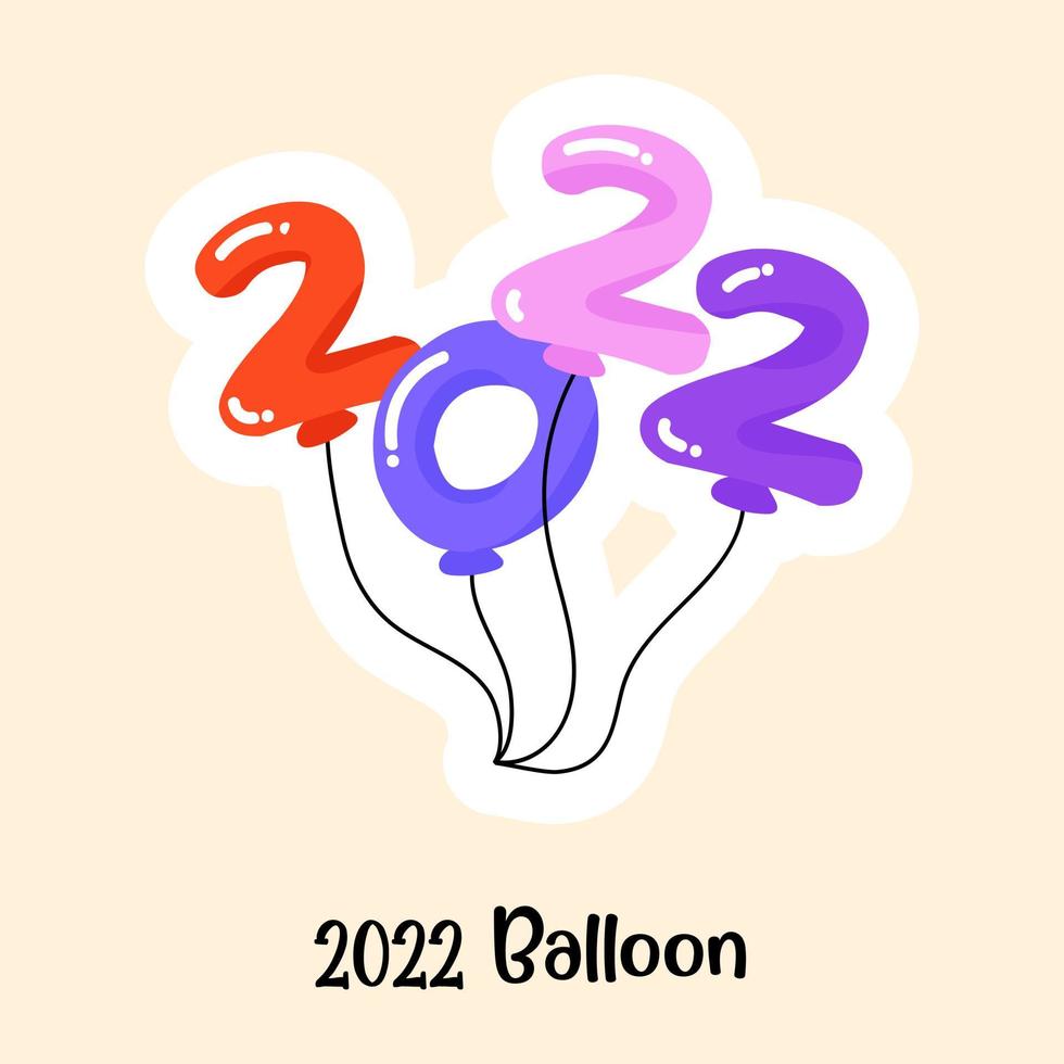 2022 festballonger vektor