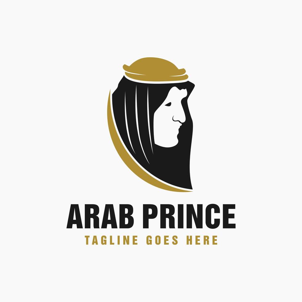 Saudi-Arabien Prinz oder König Logo vektor