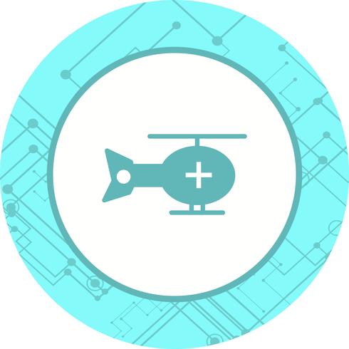 Hubschrauber-Icon-Design vektor