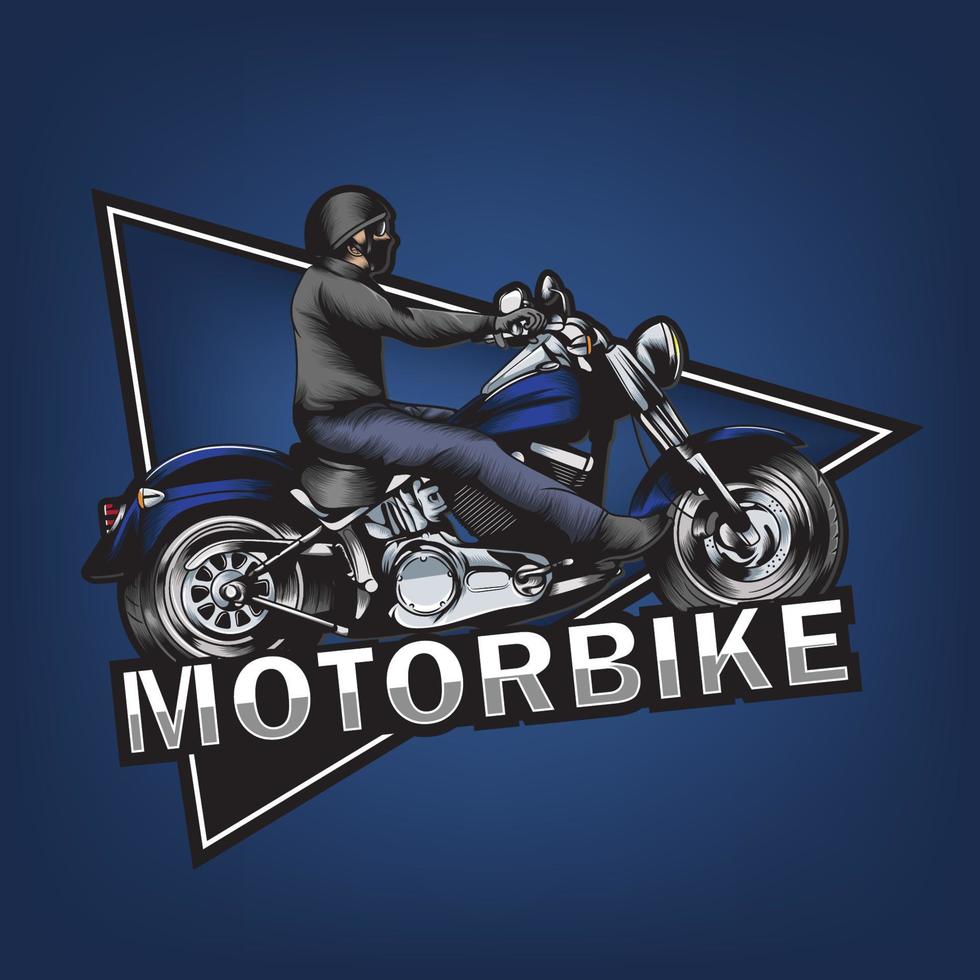 Motorradverbände, Vektor-Motorrad-Illustration vektor