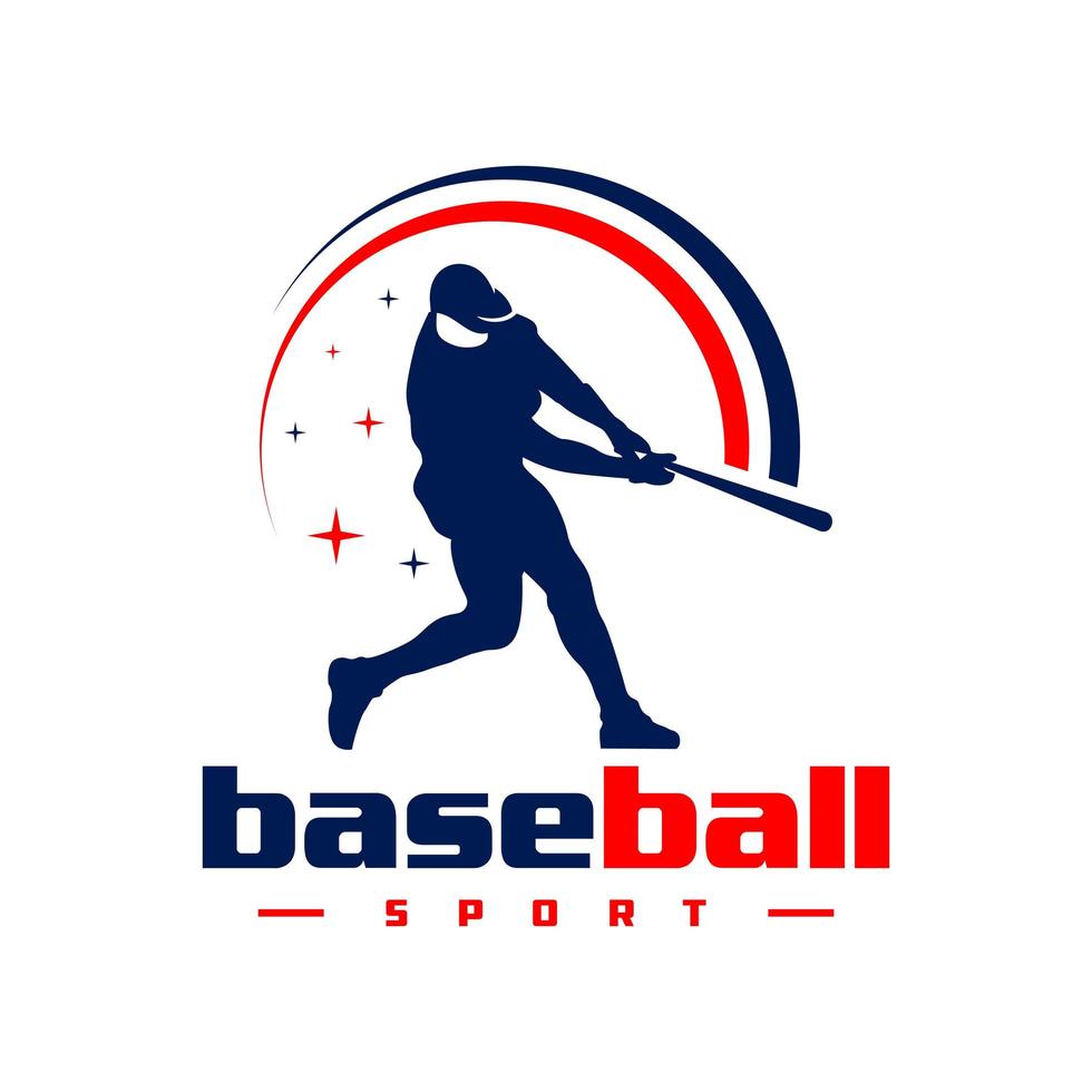 Sport-Baseball-Logo-Design vektor