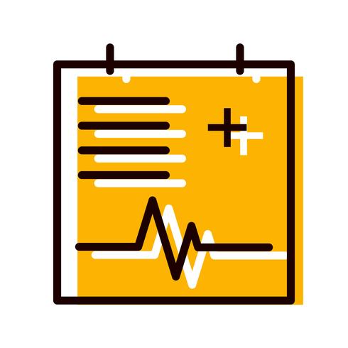 medicinsk diagram ikon design vektor