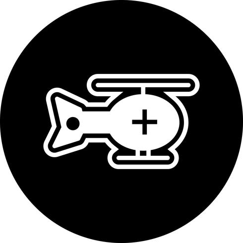 Helikopter Icon Design vektor