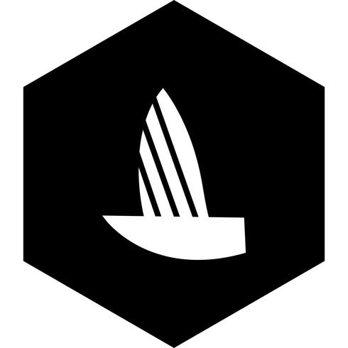 Yacht-Icon-Design vektor