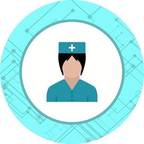 Sjuksköterska Icon Design vektor