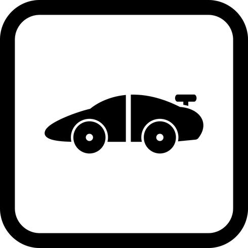 Sportwagen-Icon-Design vektor