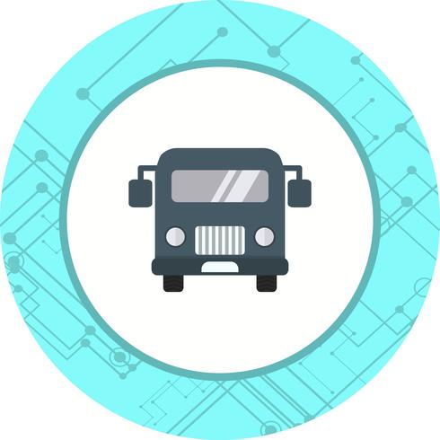 Flughafenbus-Icon-Design vektor