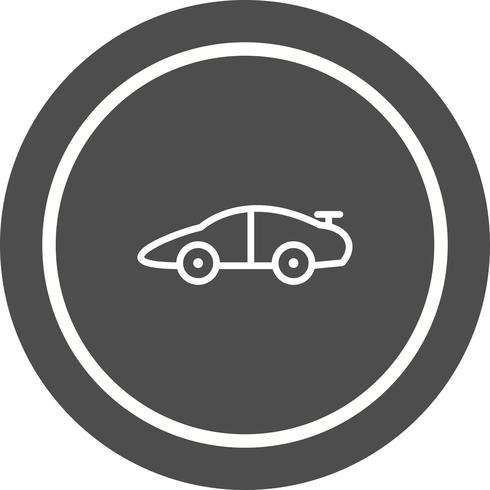 Sportwagen-Icon-Design vektor