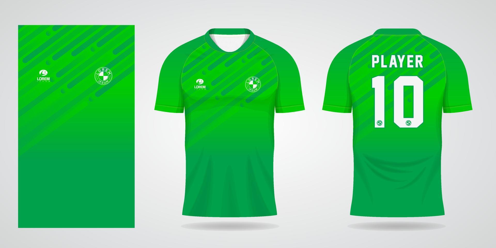 Sport-Trikot-Vorlage für Fußball-Uniform-Shirt-Design vektor