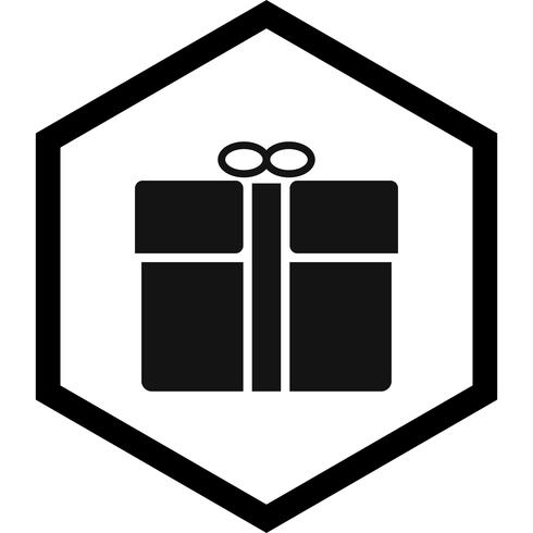 Geschenk-Icon-Design vektor