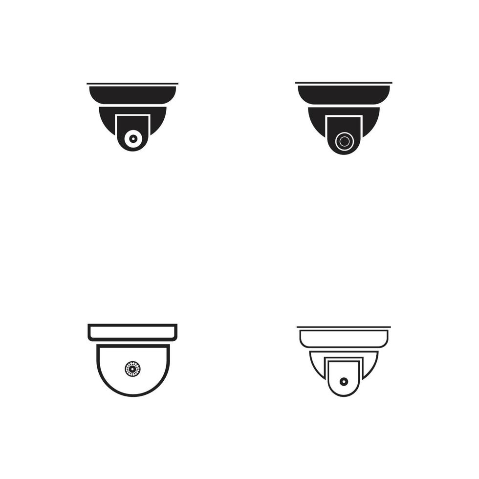 vektor illustration av CCTV och kamera symbol