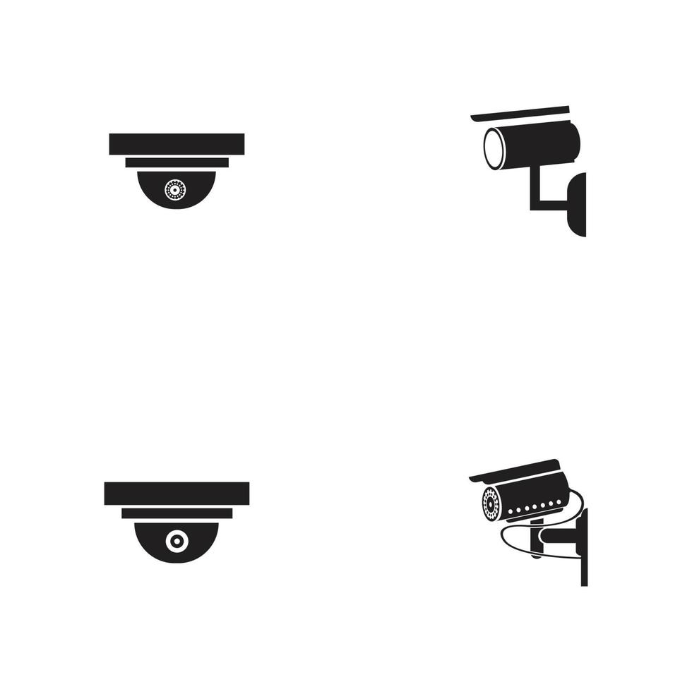 vektor illustration av CCTV och kamera symbol