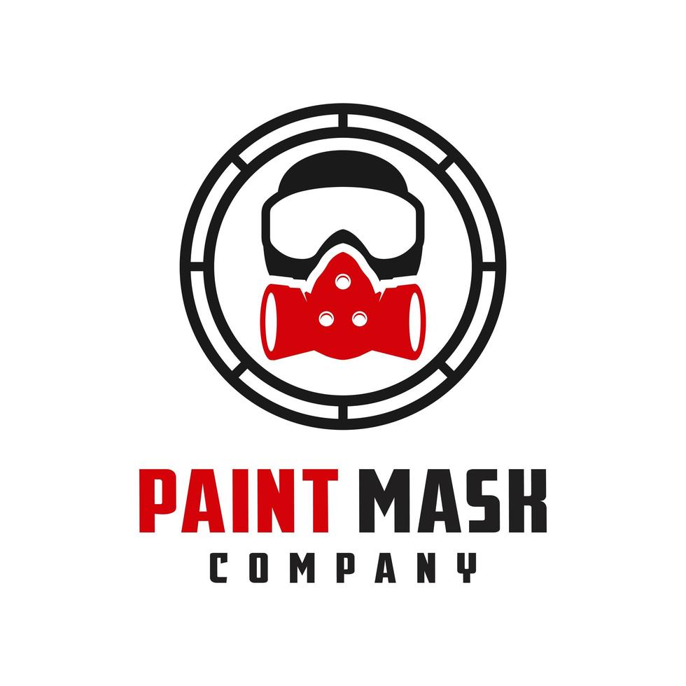 Paint Mash Firmenlogo-Design vektor