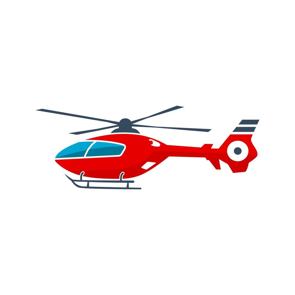 Helikopter-Lufttransport-Logo vektor