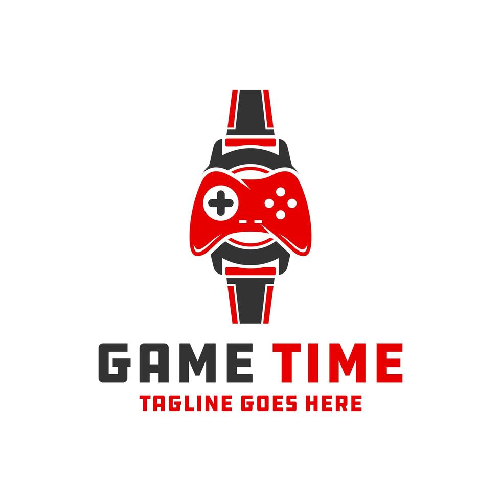 game time modern logotyp vektor