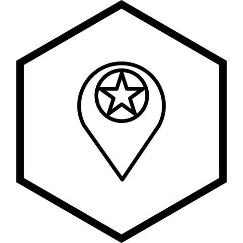 Markiertes Standort-Icon-Design vektor