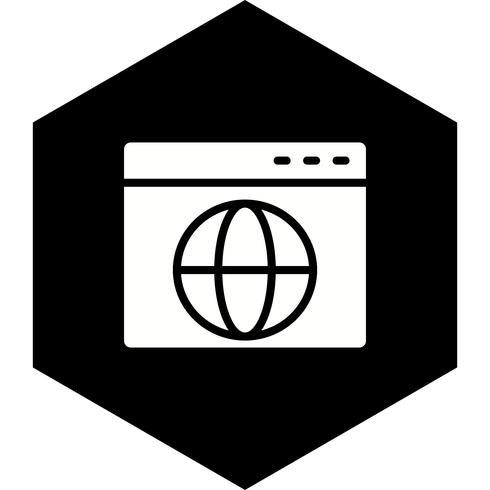 Browser-Icon-Design vektor