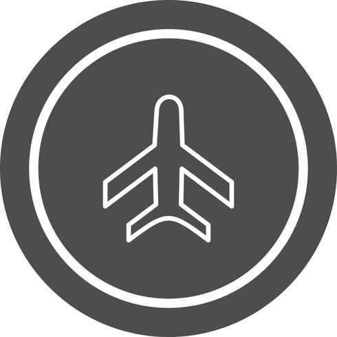 Flugzeug-Icon-Design vektor