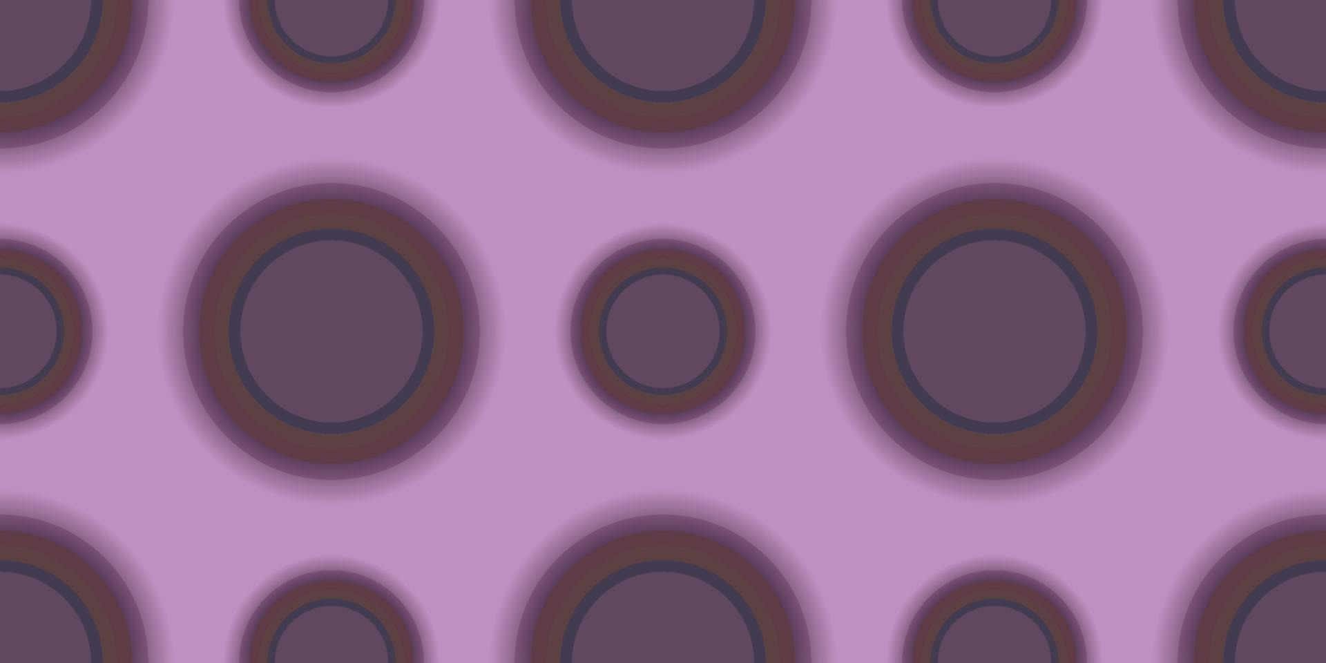 lila bakgrund med mönster cirkel sömlös vektor