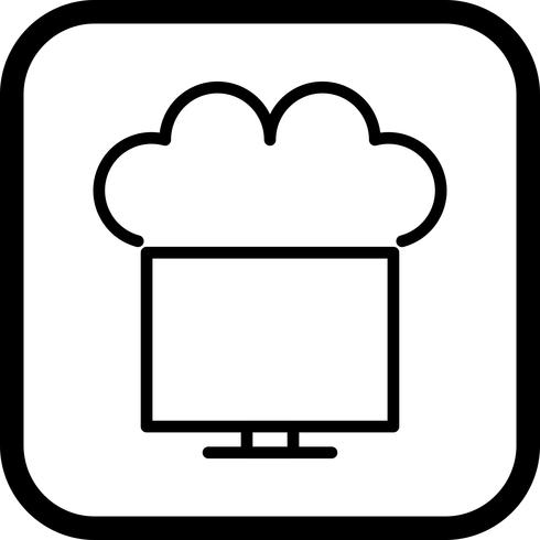 Ansluten till Cloud Icon Design vektor