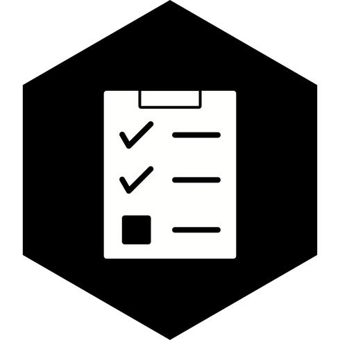 Checklista Icon Design vektor