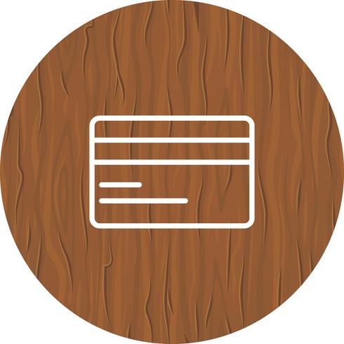 Kreditkort Icon Design vektor