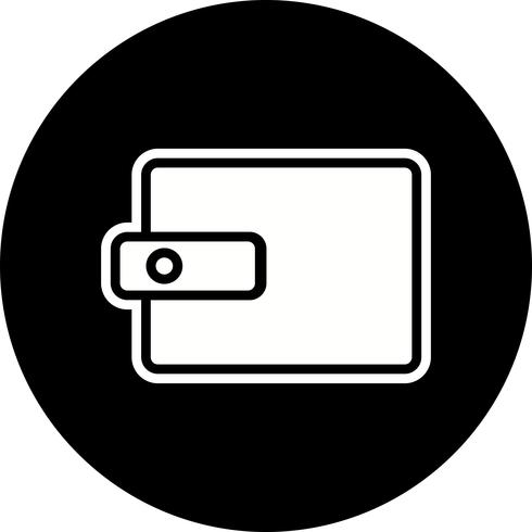 Brieftasche Icon Design vektor
