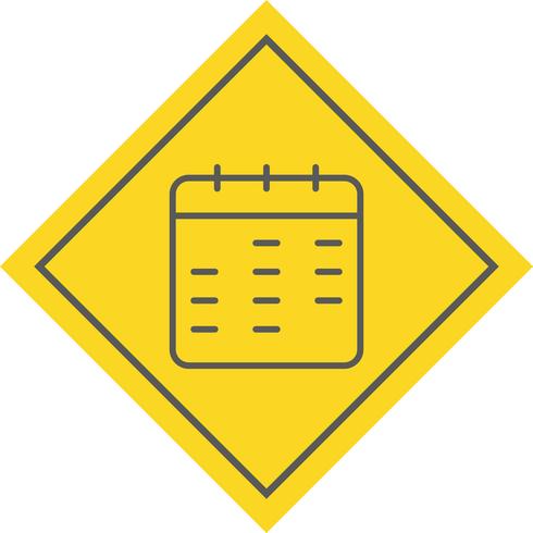 Kalender-Icon-Design vektor