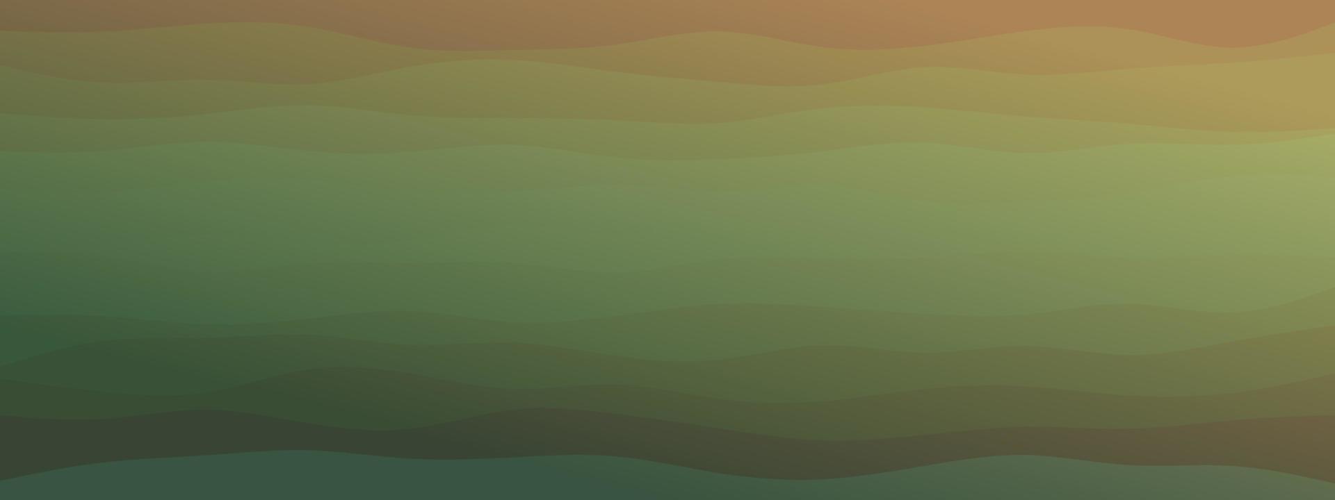 abstrakte Wellen flüssige Formstufen Hintergrund natürlicher blasser Farbverlauf. trendige Vorlage für Flyer-Poster-Visitenkarten-Landing-Page-Website. Vektor-Illustration eps 10 vektor