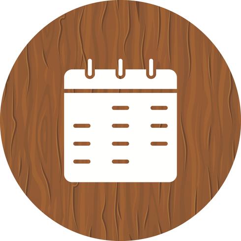 Kalender Icon Design vektor