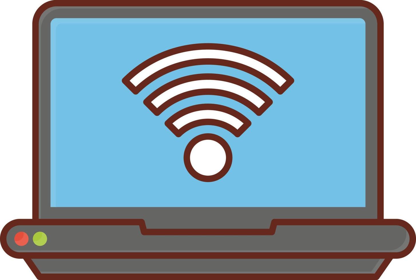 wifi vektorillustration på en transparent bakgrund. symboler av högsta kvalitet. vektor linje platt färgikon för koncept och grafisk design.