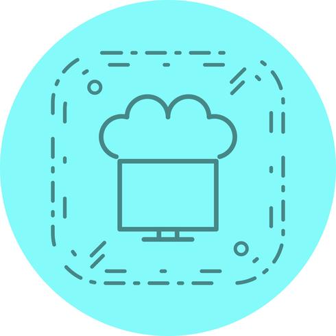 Ansluten till Cloud Icon Design vektor