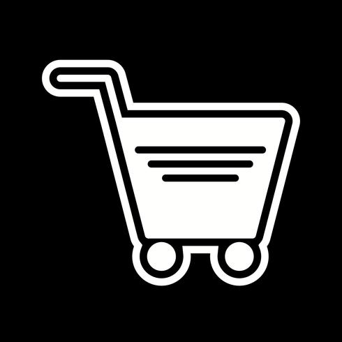 Einkaufswagen-Icon-Design vektor
