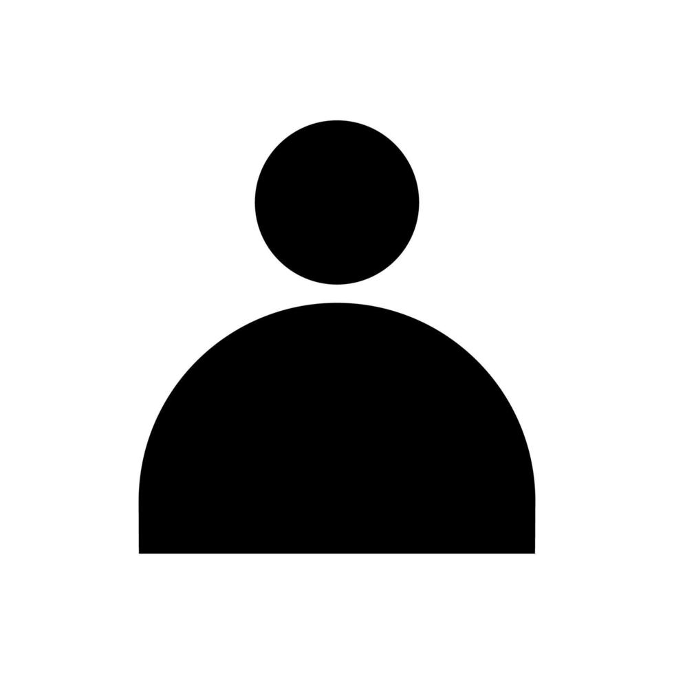 Benutzersymbol im trendigen flachen Stil isoliert auf grauem Hintergrund. Benutzersymbol für Ihr Website-Design, Logo, App, Benutzeroberfläche. Vektorillustration, eps10. vektor