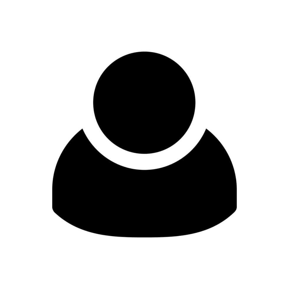 Benutzersymbol im trendigen flachen Stil isoliert auf grauem Hintergrund. Benutzersymbol für Ihr Website-Design, Logo, App, Benutzeroberfläche. Vektorillustration, eps10. vektor