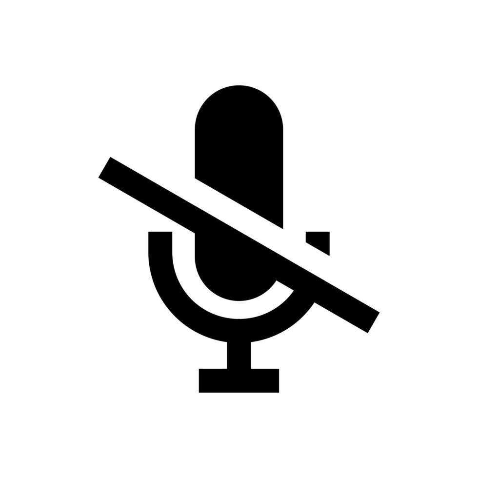 Mikrofonvektorsymbol, Webdesign-Symbol. Sprachvektorsymbol, aufzeichnen. Mikrofon - Symbol für Aufnahmestudio. Retro-Mikrofonsymbol vektor