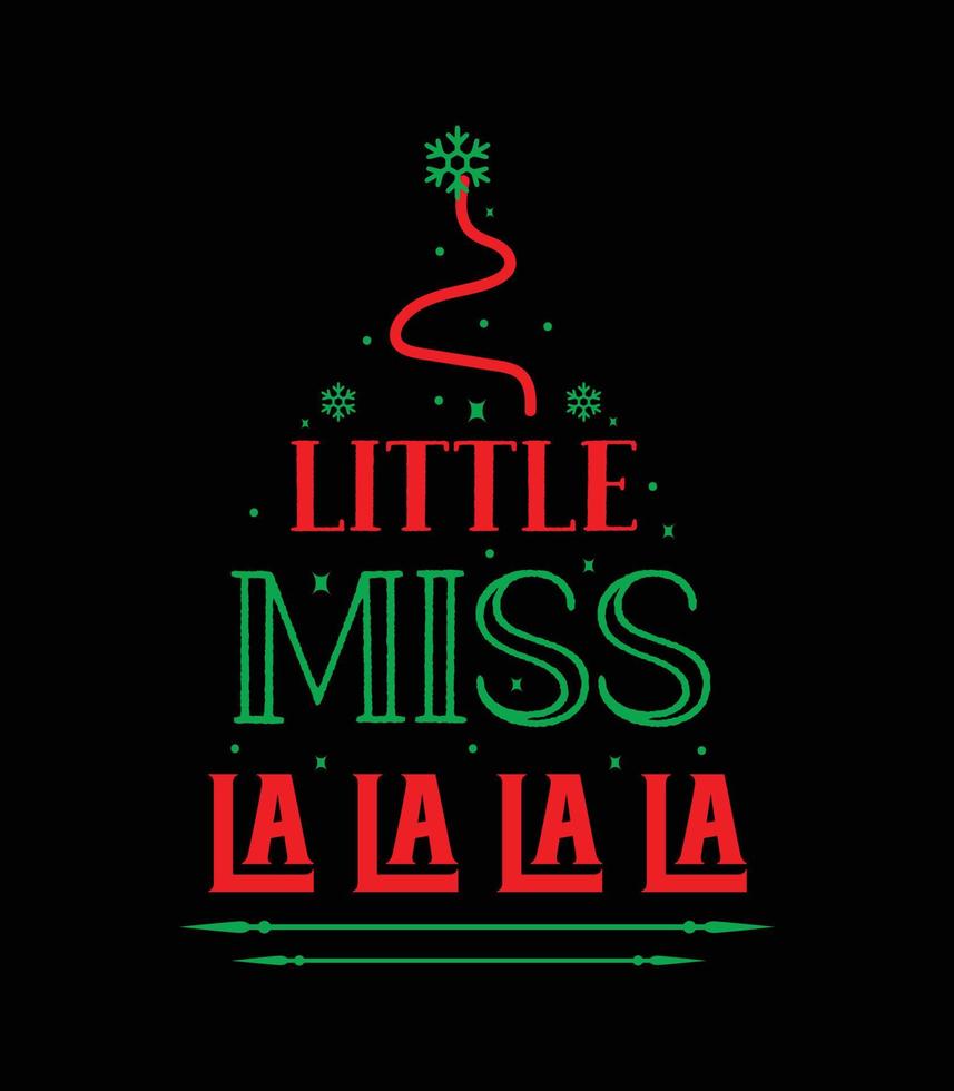 Weihnachten zitiert Typografie-T-Shirt-Design. Weihnachts-T-Shirt-Design. vektor