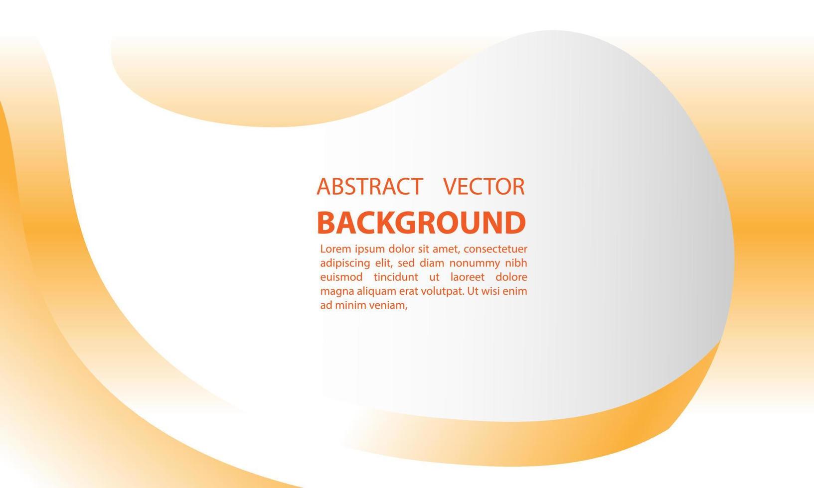Hintergrund Abtrak Gradient geometrische flüssige Wellenform abstrakte Linien Vektor orange, für Poster, Banner und andere, Vektorillustrationsdesign eps 10