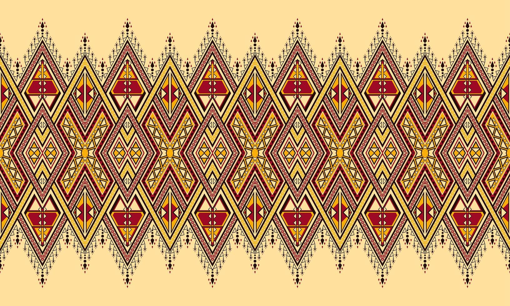 geometriska etniska mönster broderi .matta, tapeter, kläder, omslag, batik, tyg, vektor illustration broderi stil.