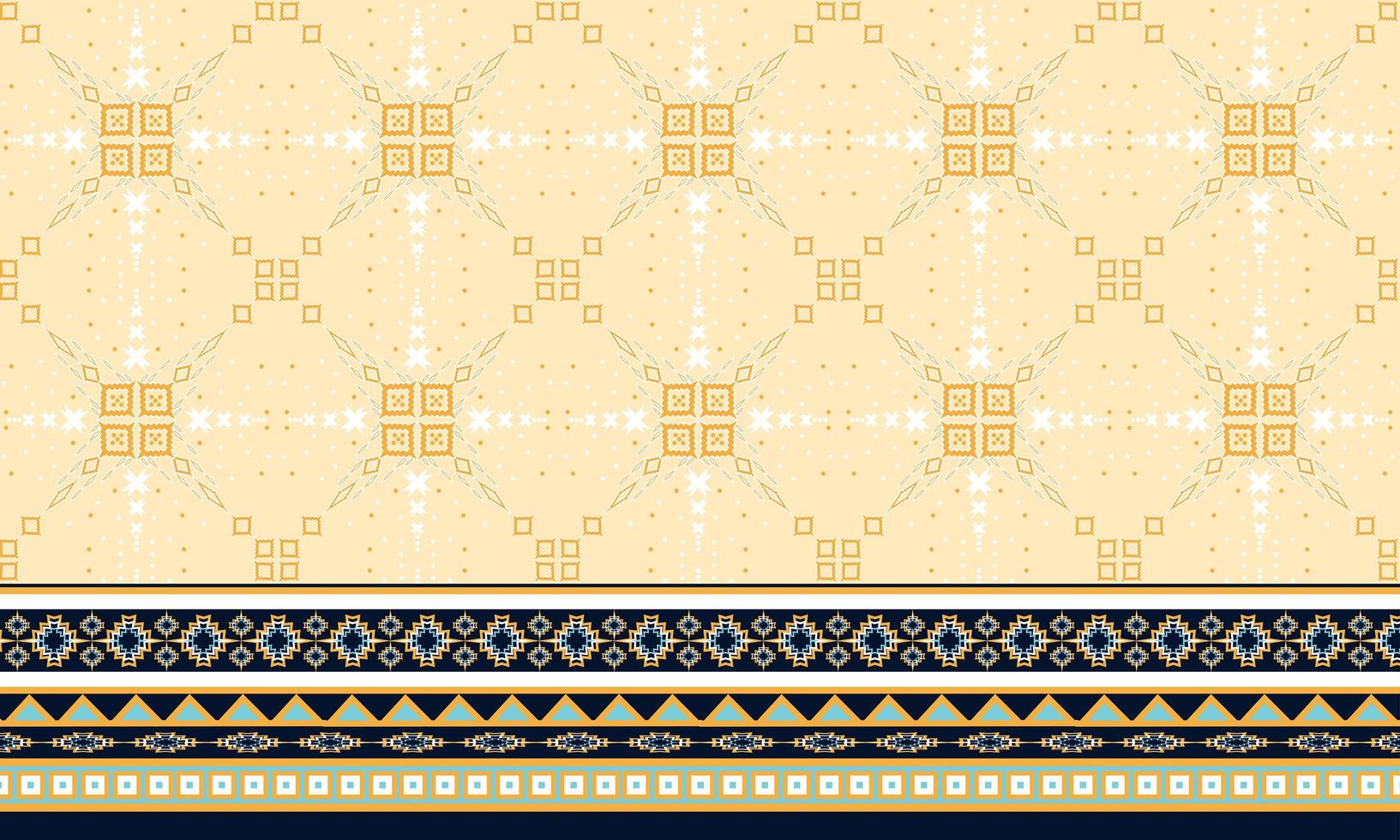 geometriska etniska orientaliska sömlösa mönster traditionell design för bakgrund, matta, tapeter, kläder, inslagning, batik, tyg, vektor illustration.broderi stil.